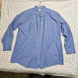 L.L. Bean Men's Wrinkle-Free Pinpoint Oxford Traditional Fit Size 18-36